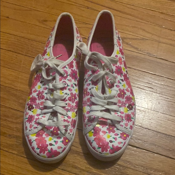 kate spade Shoes - Kate Spade Keds Floral Canvas Sneakers Woman 8.5